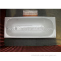 small hot sale drop in enamel cast iron bathtub/ mini tub